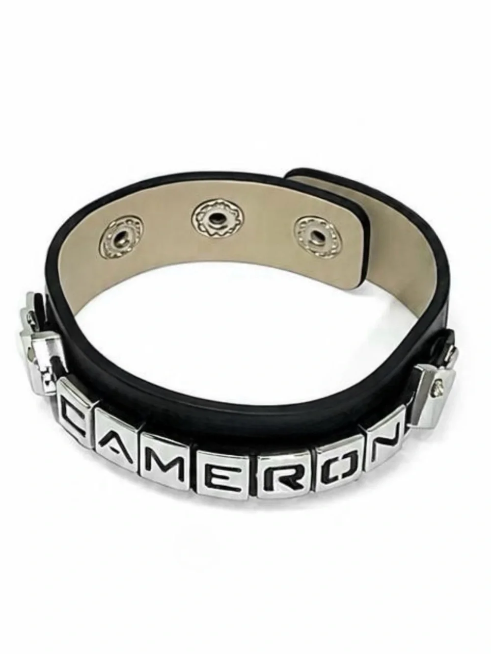 Cameron Chain ID Bracelet & Leather Snap Bracelet